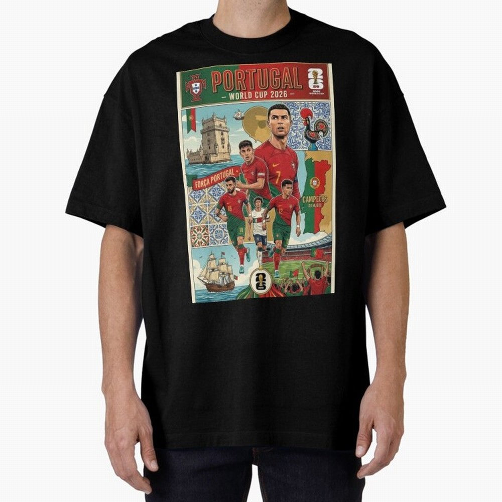 Portugal 2026 ¨C In Search of Glory Classic T-Shirt Celebrate Supporters United by FIFA World Cup 2026 Group Stage Spirit, Featuring Germany, Cristiano Ronaldo, Goal Celebration Energy, Supporter Heritage, Football Icons and Worldwide Tournament