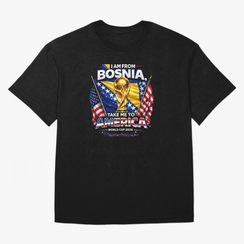 Bosnia USA World Cup 2026 - I Am From Bosnia, Take Me To America Classic T-Shirt Celebrate Classic Football Spirit in the FIFA World Cup 2026 Group Stage Journey through Neymar Highlights, Netherlands Pride, Supporter Pride, Iconic Celebrations,