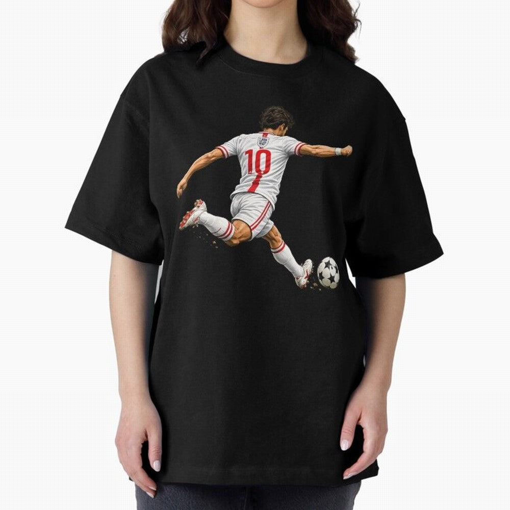 England Football Sticker Number 10 Three Lions Classic T-Shirt Show Your Love for the FIFA World Cup 2026 Journey through Cristiano Ronaldo, Haaland and CR7 Highlights, England and Germany Pride, Stadium Chants, National Pride, Trophy Dreams and
