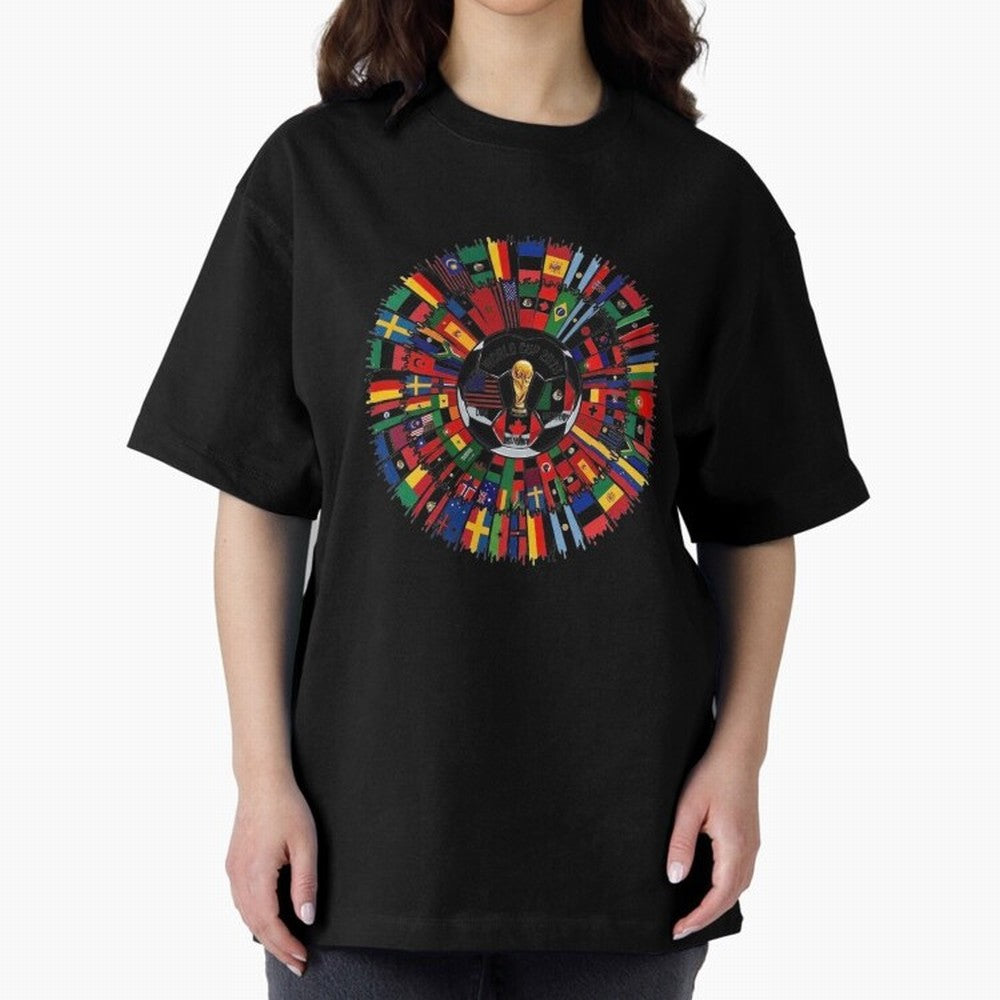 Vibrant 2026 World Cup International Flag Splash Classic T-Shirt Celebrate Unforgettable Nights in FIFA World Cup 2026 Group Stage Spirit, Made for Spain, Mbappe, Championship Spirit, Famous Goals, Roaring Crowds and International Football Unity;