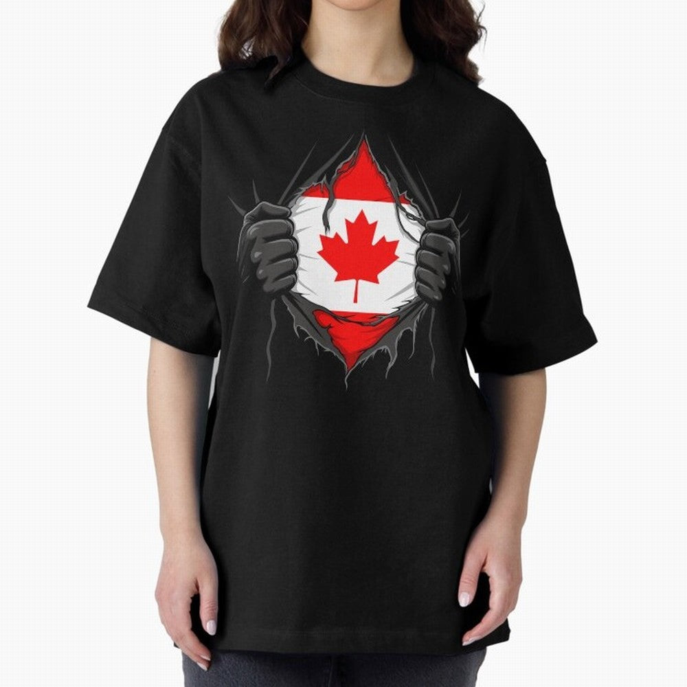 Canada Flag - National Team Fans Classic T-Shirt Show Support during Global Football Passion for FIFA World Cup 2026, Featuring Messi, CR7 and Mbappe, Argentina and Brazil, Game Day Rituals, Football Legends, Country Pride and the Road to the