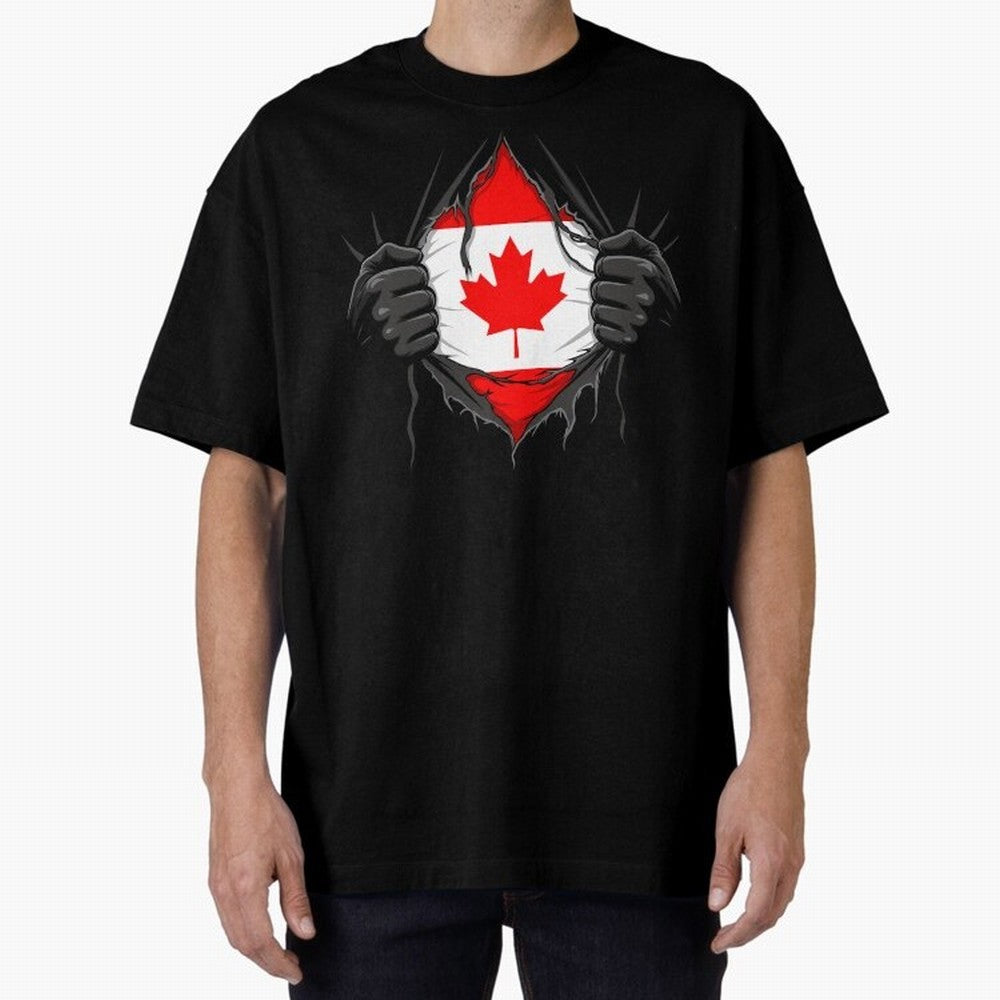 Canada Flag - National Team Fans Classic T-Shirt Show Support during Global Football Passion for FIFA World Cup 2026, Featuring Messi, CR7 and Mbappe, Argentina and Brazil, Game Day Rituals, Football Legends, Country Pride and the Road to the