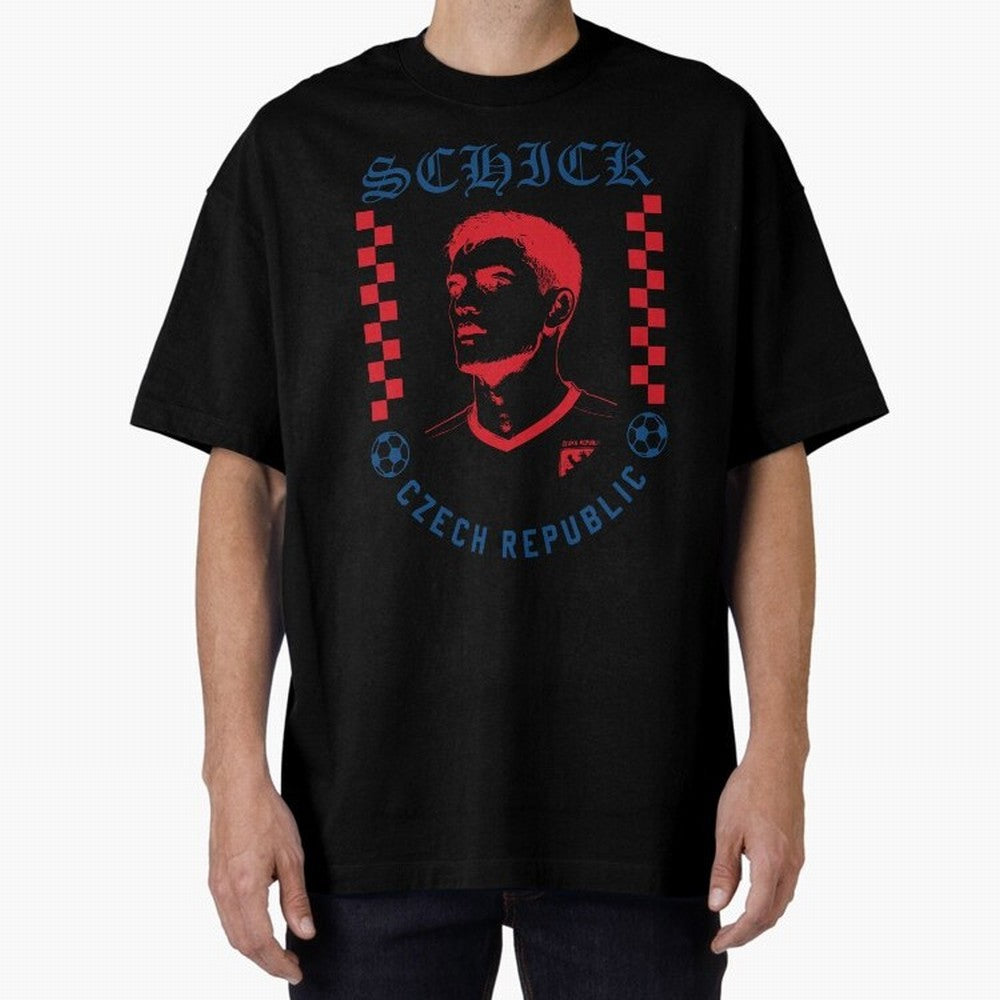 Schick Czech Republic Soccer Legend Retro Football Graphic Classic T-Shirt Upgrade FIFA World Cup 2026 USA Canada Mexico Driven by Cristiano Ronaldo, Haaland and CR7, Netherlands Energy, Football History, Final Match Energy, Crowd Noise and Once in