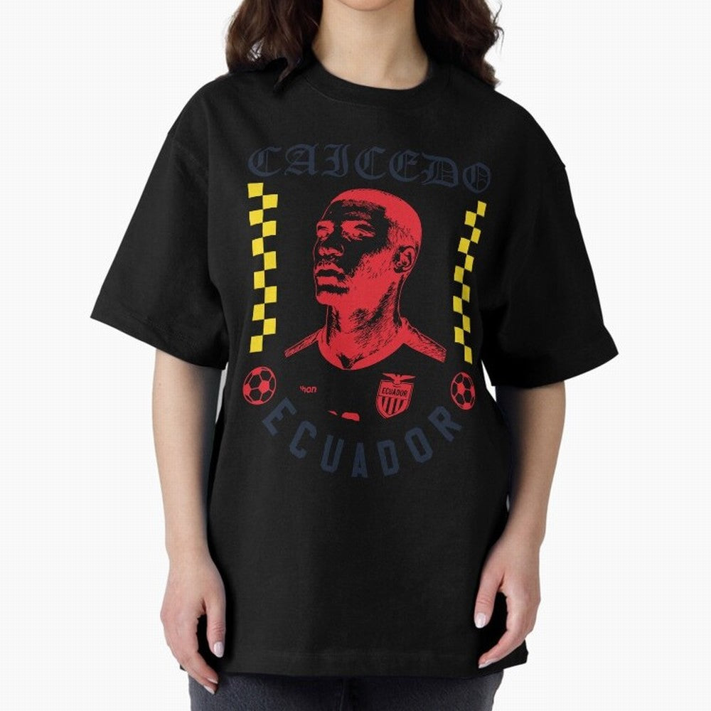 Caicedo Ecuador Soccer Star Retro Football Fan Design Classic T-Shirt Wear the Spirit of Global Football Passion for FIFA World Cup 2026, Built around Mbappe, Portugal, Retro Football Energy, Iconic Rivalries, Trophy Chase Drama and Stadium