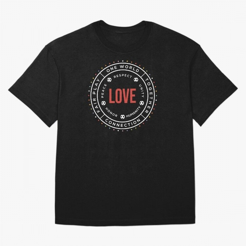 One World One Game ¡ª Soccer World Cup 2026 Love Unity Design Classic T-Shirt Support Iconic Players in Match Day Hype around FIFA World Cup 2026 Group Stage, Cristiano Ronaldo, Spain, Football Passion, Legendary Performances, Festival Vibes and