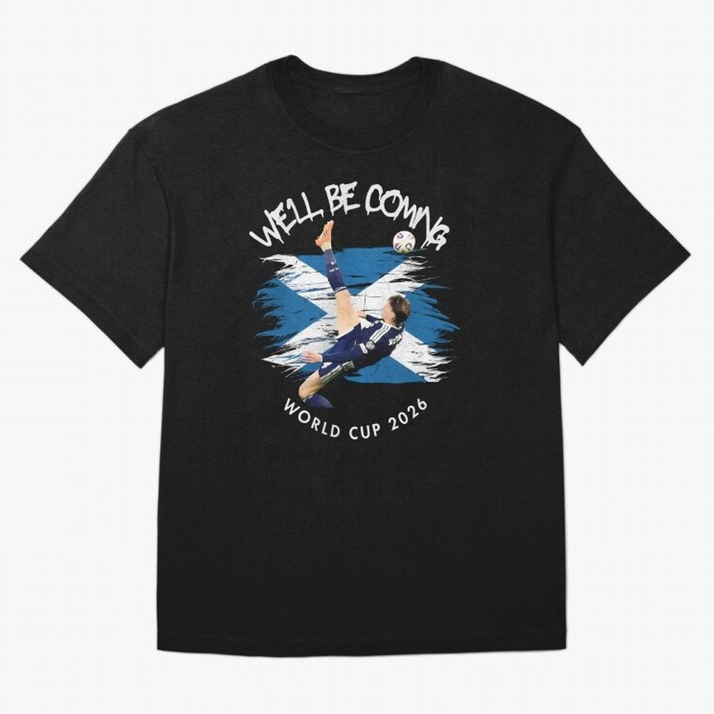 We'll be coming 2026 - Scotland World Cup 2026 ¨C Tartan Army Returns Classic T-Shirt Celebrate Global Football Passion for FIFA World Cup 2026, Inspired by Haaland, England and Germany, Supporter Pride, Iconic Celebrations, Legendary Names and
