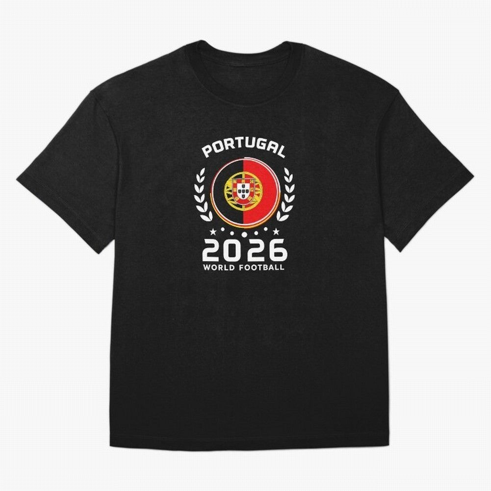 Portugal 2026 World Football Soccer Fan Design T-Shirt_87038236 Classic T-Shirt Honor Champions and Dreams in FIFA World Cup 2026 Centered on Neymar, Haaland and Cristiano Ronaldo, England and Germany Energy, Worldwide Fan Energy, Dramatic Goals,