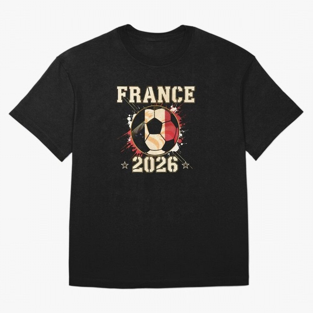 Front Print France Soccer World Cup 2026 - French Fan Gift T-Shirt_84561762 Classic T-Shirt Create Match Day Hype around FIFA World Cup 2026 Group Stage, Messi, Germany, Goal Celebration Energy, Supporter Heritage, Football Icons and Worldwide