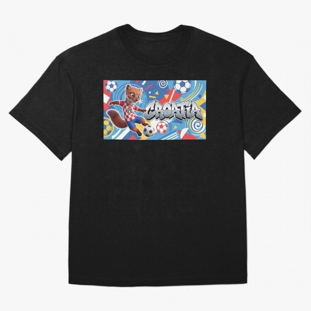 World Cup 2026 Croatia Soccer Team Fan Art Classic T-Shirt Bring Legendary Rivalry Energy to FIFA World Cup 2026 for Fans of Messi and France and Portugal, Bringing Global Supporter Spirit, Legendary Goals, National Colors and Tournament