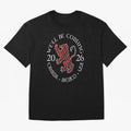 We'll be Coming Scotland Football Tee Scottish World Cup Classic T-Shirt Discover Global Football Passion for FIFA World Cup 2026 Group Stage, Capturing Messi and Cristiano Ronaldo, Spain and Netherlands, Stadium Chants, National Pride, Trophy