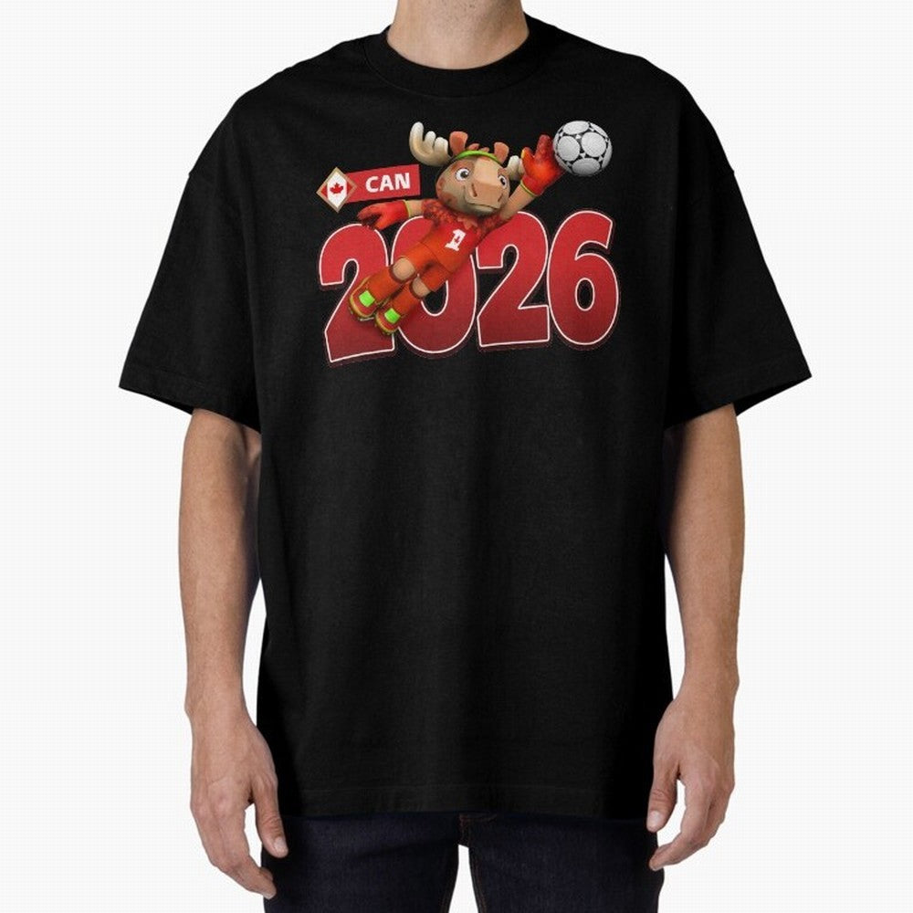 2026 World Cup Canada Oversized T-Shirt Celebrate Supporters United by Match Day Hype around FIFA World Cup 2026 USA Canada Mexico, Neymar, Haaland and Cristiano Ronaldo, Spain, Fan Favorite Moments, National Team Passion, Big Match Drama and