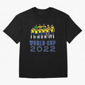 World Cup 2022 Oversized T-Shirt Join Supporters Worldwide for FIFA World Cup 2026 USA Canada Mexico Inspired by Neymar, Haaland and Cristiano Ronaldo, Brazil Energy, Football Festival Excitement, Trophy Ambitions, Country Rivalries and Star Player