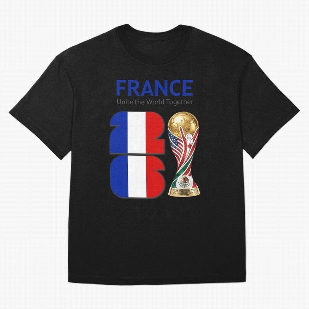 World Cup 2026, IMG 030, FRANCE 001 Oversized T-Shirt Celebrate the Biggest Stage of FIFA World Cup 2026 USA Canada Mexico Made for Haaland, Argentina Energy, Goal Celebration Energy, Supporter Heritage, Football Icons and Worldwide Tournament Joy;