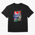 Glitched United 2026 - North America Tournament Emblem Oversized T-Shirt Stand Proud for FIFA World Cup 2026 Group Stage Spirit, Built around Germany, CR7, Supporter Pride, Iconic Celebrations, Legendary Names and Global Match Day Energy; Perfect