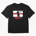 England World Cup 2026 T-Shirt_84815873 Oversized T-Shirt Make Every Match About Match Day Hype around FIFA World Cup 2026, Haaland and Mbappe, Spain and Netherlands, Vintage Soccer Flavor, Modern Football Stars, National Flags and Final Night