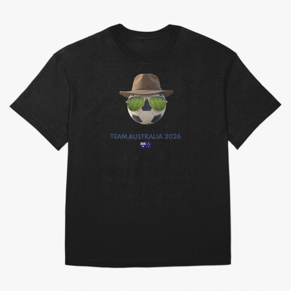 Soccer Fan Gear: Team Australia 2026 Oversized T-Shirt Celebrate Unforgettable Nights in the FIFA World Cup 2026 Group Stage Journey through Cristiano Ronaldo, Haaland and CR7 Highlights, Argentina and Brazil Pride, Championship Spirit, Famous