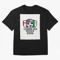 World Cup Soccer 2026 Canada USA Mexico Design Oversized T-Shirt Make Game Day About FIFA World Cup 2026 for Fans of Messi and England, Bringing Fan Favorite Moments, National Team Passion, Big Match Drama and Soccer History; Perfect for Fans,