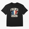 France 2026 World Cup for Football Fans and Teams Oversized T-Shirt Live for the Drama of the FIFA World Cup 2026 Journey through Mbappe Highlights, England and Germany Pride, Match Day Excitement, Supporter Culture, Golden Goals and Global