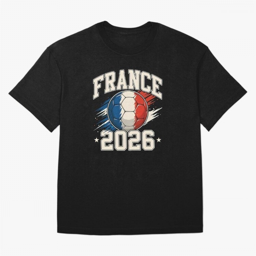 France 2026 World Cup for Football Fans and Teams Oversized T-Shirt Live for the Drama of the FIFA World Cup 2026 Journey through Mbappe Highlights, England and Germany Pride, Match Day Excitement, Supporter Culture, Golden Goals and Global