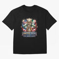 United 2026 Soccer Nations Trophy - USA Mexico Canada Mascot Art Oversized T-Shirt Join Global Football Passion for FIFA World Cup 2026 USA Canada Mexico, Centered on CR7 and Messi, Portugal, Sports Nostalgia, International Competition, Famous