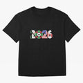 North American Soccer Spirit Team 2026 T-Shirt_82770209 Oversized T-Shirt Live for the Drama of FIFA World Cup 2026 Group Stage Capturing CR7, Argentina Energy, Football Festival Excitement, Trophy Ambitions, Country Rivalries and Star Player Buzz;