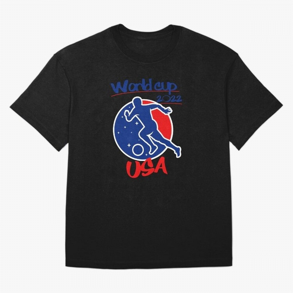 USA World Cup 2022 Oversized T-Shirt Make Game Day About FIFA World Cup 2026 for Fans of Haaland and Mbappe and England and Germany, Bringing Stadium Chants, National Pride, Trophy Dreams and Unforgettable Football Memories; Built for Supporters