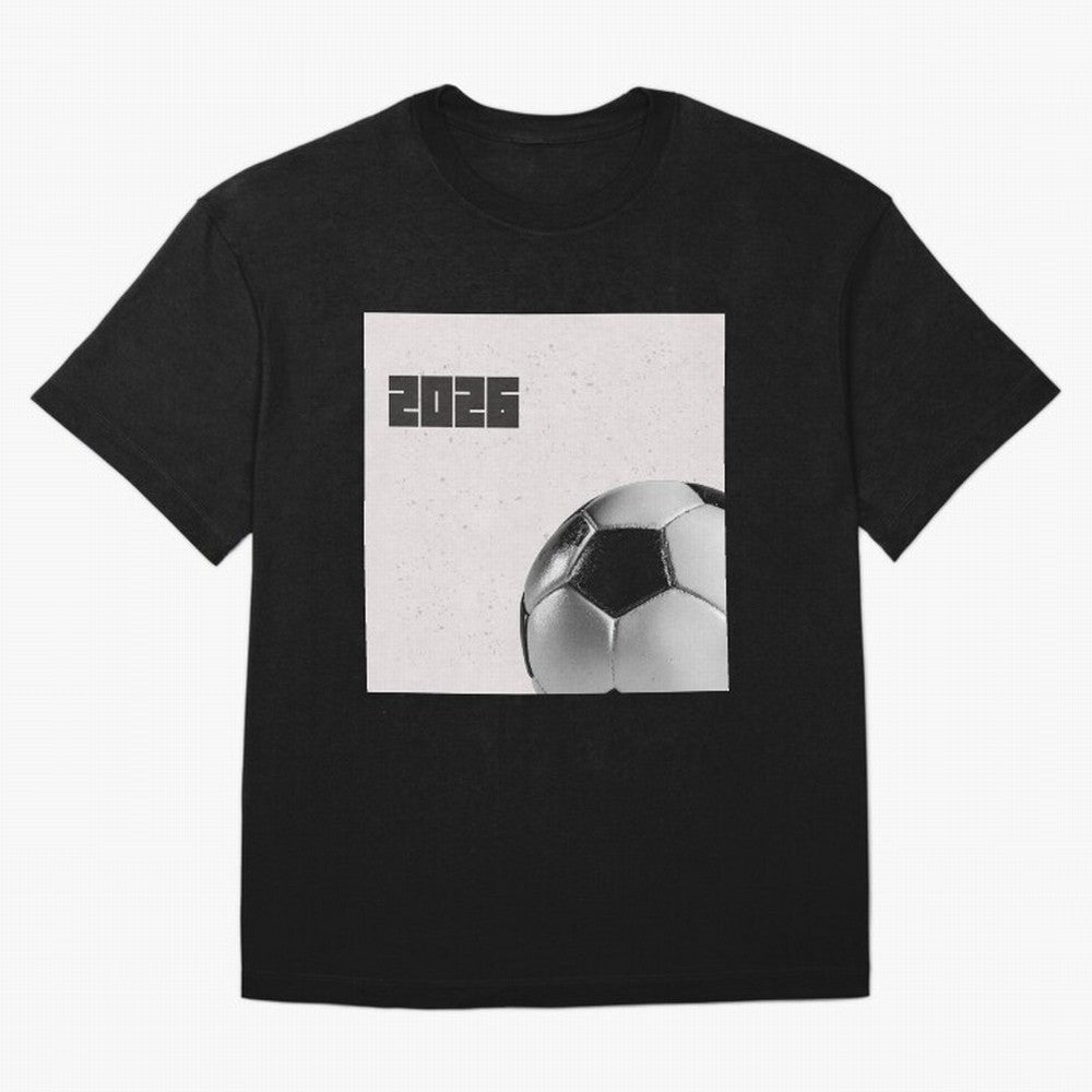 2026 world cup soccer ball football fan design Oversized T-Shirt Keep Football History Alive during the FIFA World Cup 2026 Group Stage Journey through Messi Highlights, Argentina and Brazil Pride, Football Passion, Legendary Performances, Festival
