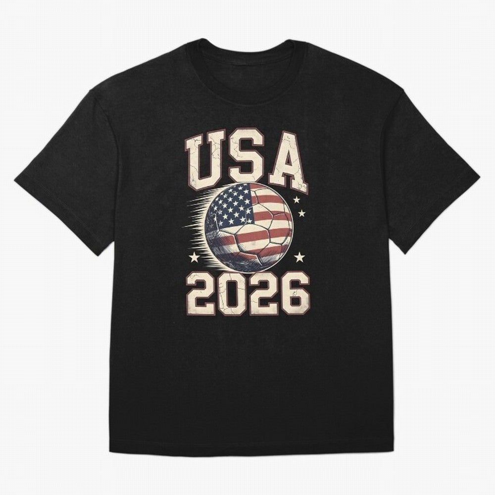 USA 2026 World Cup Soccer Oversized T-Shirt Embrace the FIFA World Cup 2026 Group Stage Journey through Mbappe and Neymar Highlights, Argentina, France and Brazil Pride, Global Supporter Spirit, Legendary Goals, National Colors and Tournament