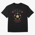USA Soccer Fan 2026 Jersey Style Design Oversized T-Shirt Honor Football Greatness during FIFA World Cup 2026 USA Canada Mexico Spirit, Driven by Portugal, Spain and Germany, Neymar, Classic Soccer Heritage, Championship Pressure, Fan Loyalty and