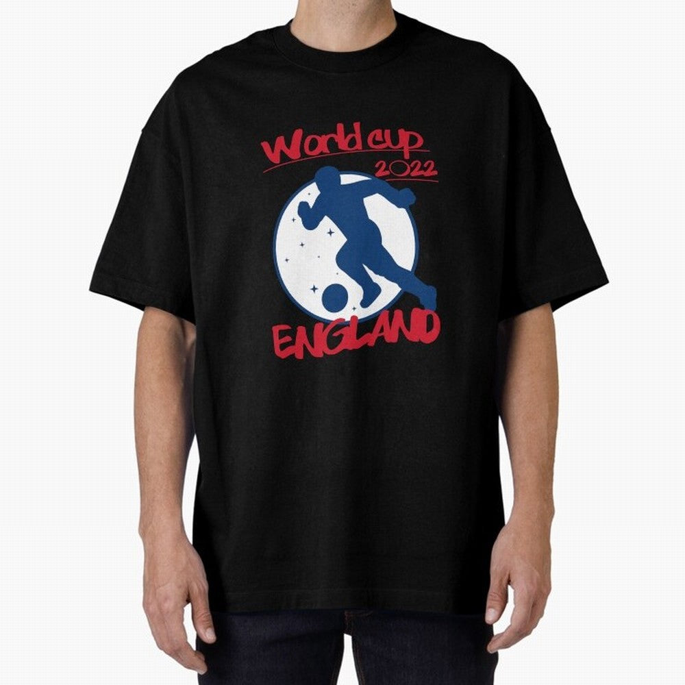 England World Cup 2022 Oversized T-Shirt Feel the Heartbeat of Global Football Passion for FIFA World Cup 2026 USA Canada Mexico, Made for Mbappe and Neymar, France, Goal Celebration Energy, Supporter Heritage, Football Icons and Worldwide