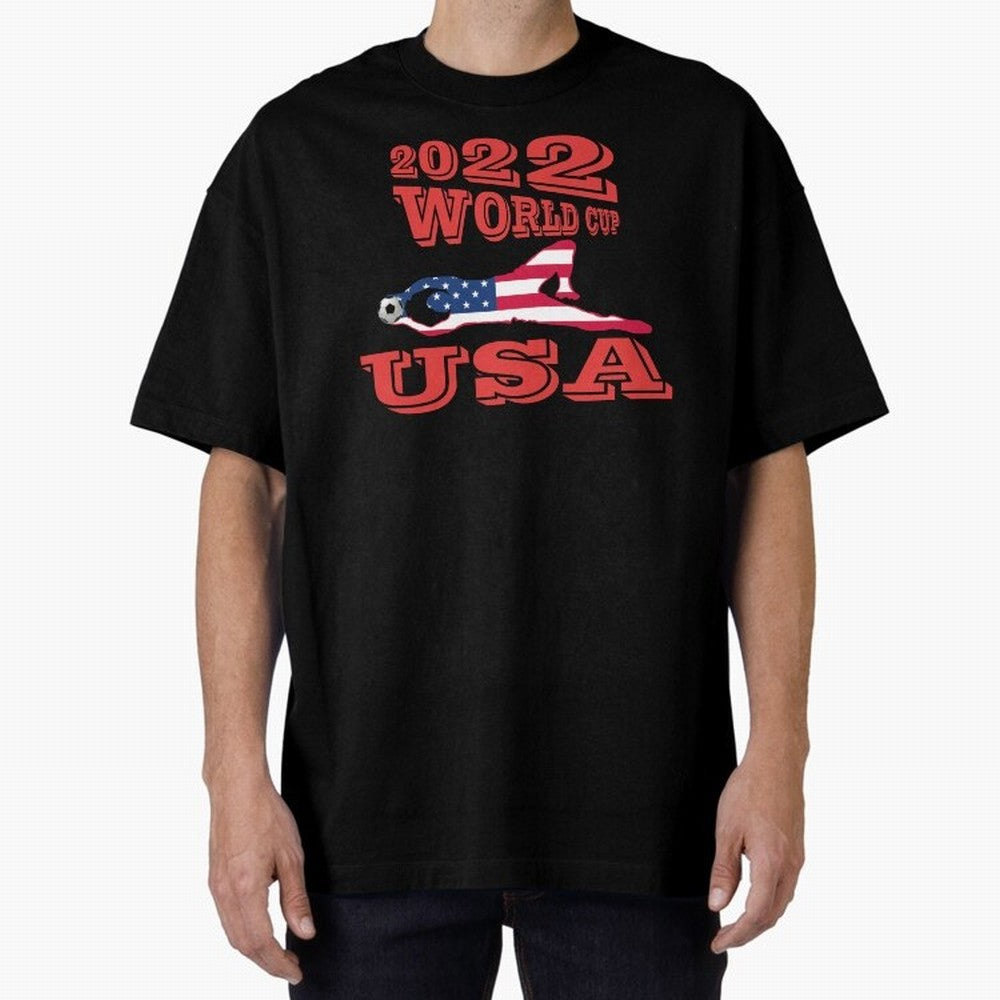 USA, Qatar World Cup 2022 Oversized T-Shirt Feel the FIFA World Cup 2026 USA Canada Mexico Journey through Mbappe and Neymar Highlights, Germany Pride, Stadium Memories, Football Loyalty, International Chants and Championship Tradition; Great for