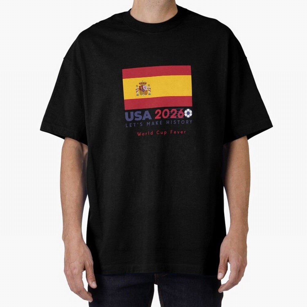 Usa 2026 World Cup Americas Football. Oversized T-Shirt Fuel Match Day Hype around FIFA World Cup 2026 Group Stage, Neymar, France, Worldwide Fan Energy, Dramatic Goals, Stadium Lights and Championship Celebrations; Ideal for Fans Who Follow Messi,