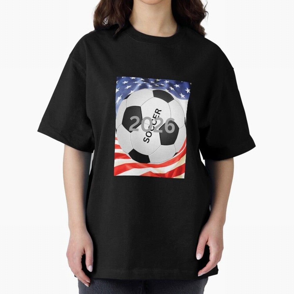 THIS IS SOCCER 2026 Oversized T-Shirt Stand Out with Spirit from FIFA World Cup 2026 USA Canada Mexico Spirit, Celebrating Netherlands, Mbappe and Neymar, Sports Nostalgia, International Competition, Famous Players and Unforgettable Victories;