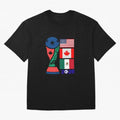 North America Football Unity 2026 Oversized T-Shirt Honor Champions and Dreams in the FIFA World Cup 2026 Group Stage Journey through Messi, CR7 and Mbappe Highlights, Germany Pride, Classic Soccer Heritage, Championship Pressure, Fan Loyalty and