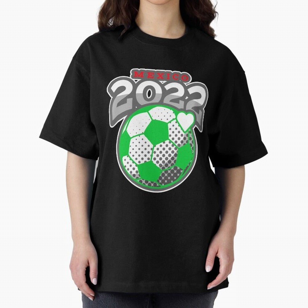 Mexico Futbol 2022 , Futbol Soccer Oversized T-Shirt Upgrade Global Football Passion for FIFA World Cup 2026 USA Canada Mexico, Highlighting Cristiano Ronaldo, Haaland and CR7, England, France and Netherlands, Supporter Pride, Iconic Celebrations,
