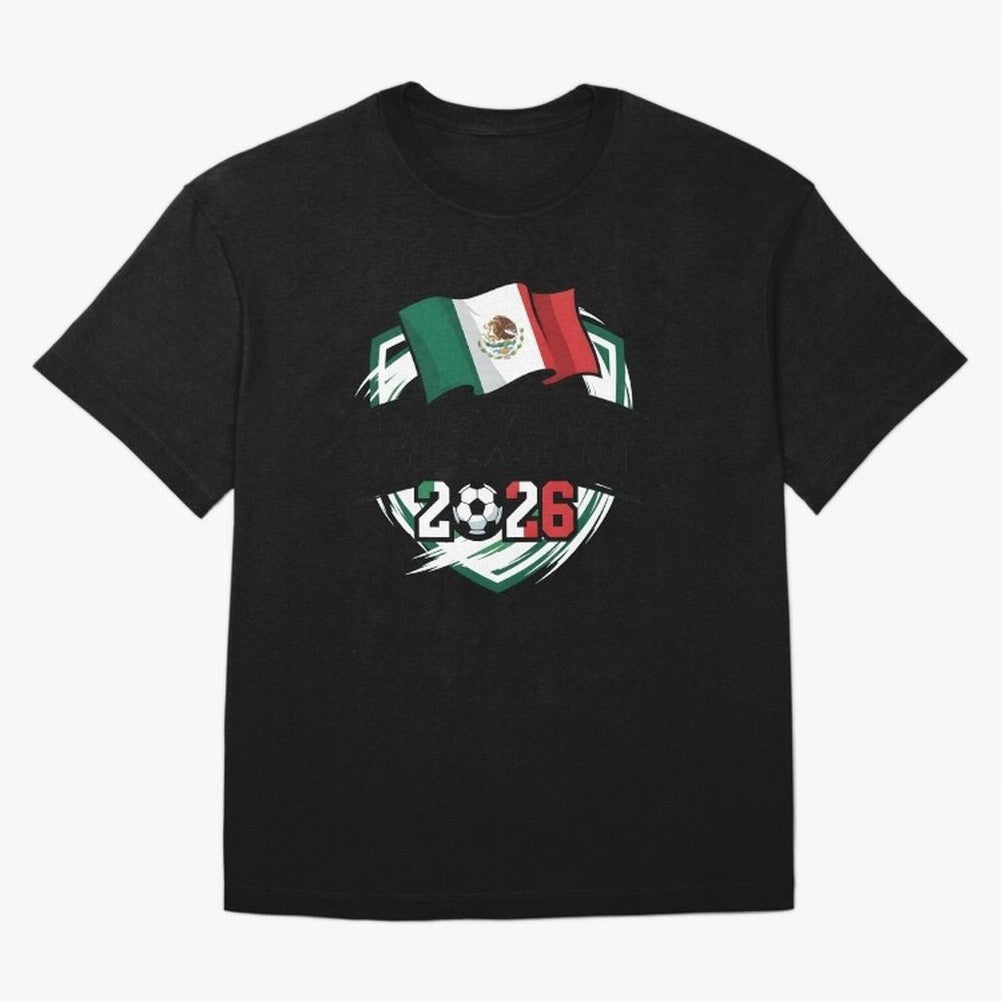 MEXICO World Cup 2026 Gift ¨C MEXICO Football Oversized T-Shirt Carry National Pride through FIFA World Cup 2026 Group Stage Highlighting Haaland, Brazil Energy, Supporter Pride, Iconic Celebrations, Legendary Names and Global Match Day Energy;