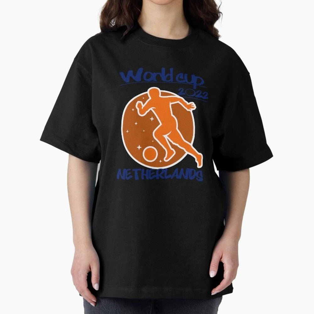 Netherlands World Cup 2022 Oversized T-Shirt Follow Match Day Hype around FIFA World Cup 2026 Group Stage, Neymar, Spain, Football Passion, Legendary Performances, Festival Vibes and Supporter Community; Perfect for People Who Love Argentina,