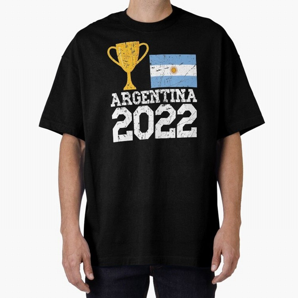 Argentina World Cup Soccer Football 2022, Argentina Soccer Jersey Argentinian Football, Argentina, Argentinian, Qatar World Cup 2022 Oversized T-Shirt Honor the FIFA World Cup 2026 Journey through Haaland Highlights, England, France and Netherlands