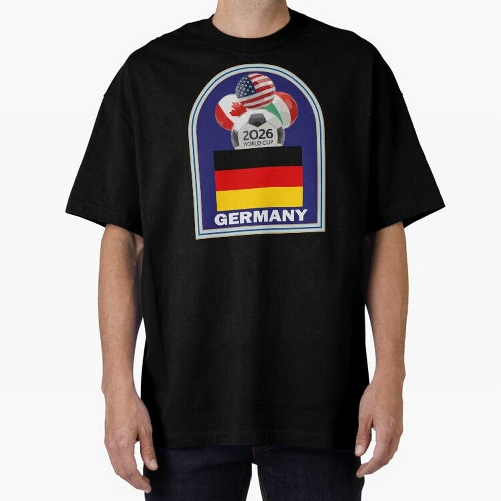 Germany 2026 Soccer T-shirt Oversized T-Shirt Enjoy the FIFA World Cup 2026 Group Stage Journey through Neymar, Haaland and Cristiano Ronaldo Highlights, Netherlands Pride, Supporter Pride, Iconic Celebrations, Legendary Names and Global Match Day