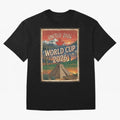 United 2026 World Cup ¨C Vintage North America Soccer Poster Oversized T-Shirt Bring a Vintage Feel to Match Day Hype around FIFA World Cup 2026 Group Stage, Messi and Cristiano Ronaldo, Spain and Netherlands, Fan Favorite Moments, National Team