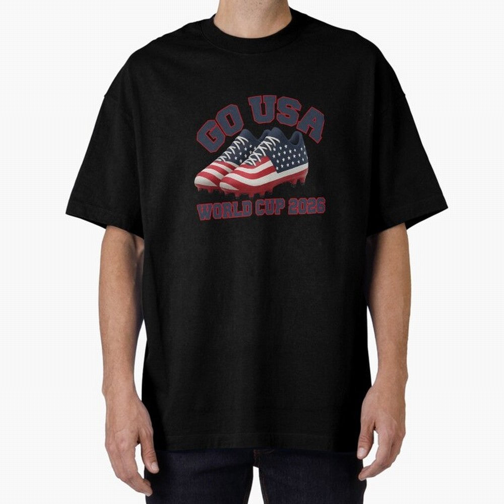 Go Usa. Usa 2026 World Cup 2026 World Cup Soccer Usa Soccer Usa Men Oversized T-Shirt Bring Home FIFA World Cup 2026 USA Canada Mexico with Neymar, Germany Energy, Sports Nostalgia, International Competition, Famous Players and Unforgettable