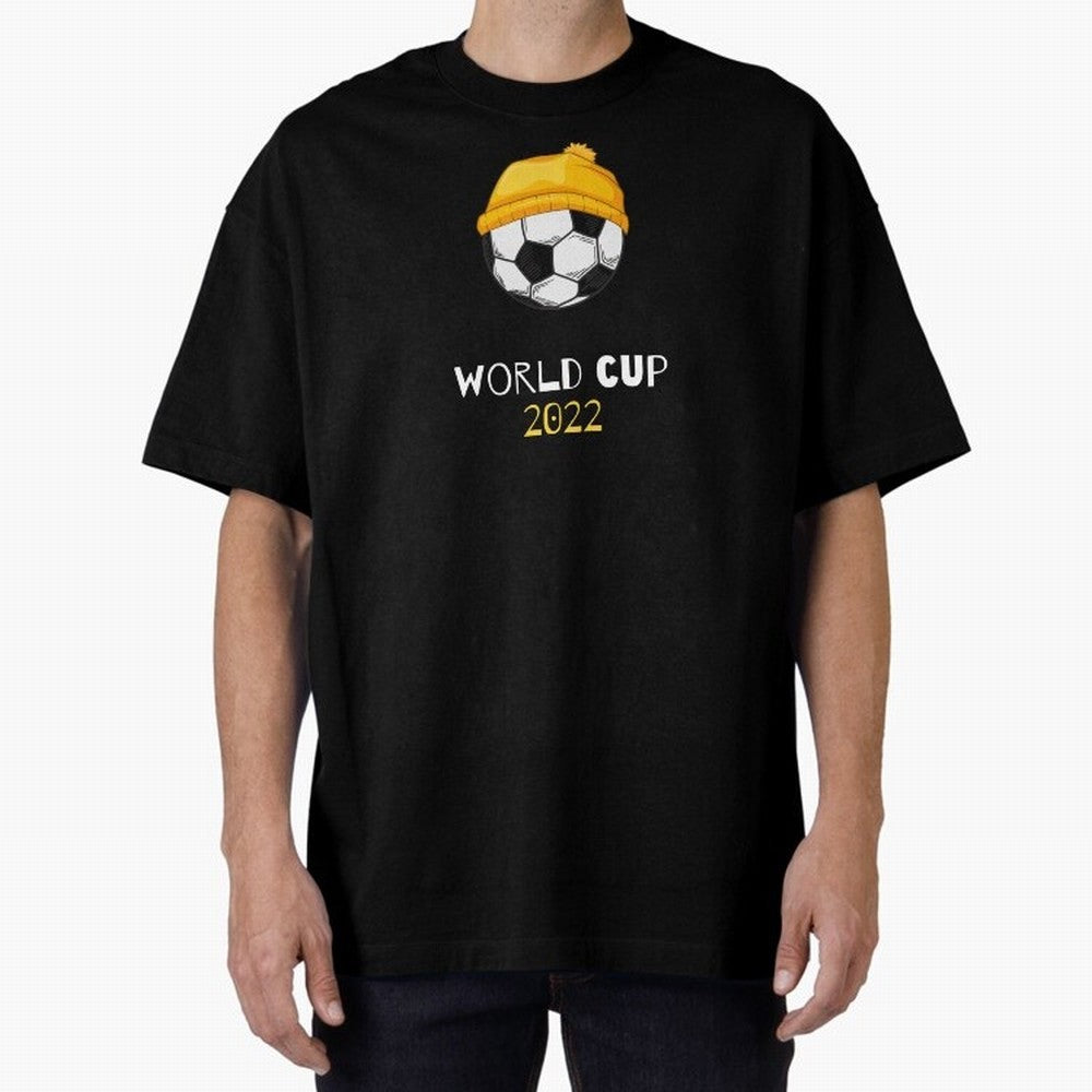 World Cup 2022 Qatar Oversized T-Shirt Feel FIFA World Cup 2026 Group Stage Highlighting Haaland, Spain and Netherlands Energy, Game Day Rituals, Football Legends, Country Pride and the Road to the Final; Great for Watch Parties, Sports Bars,