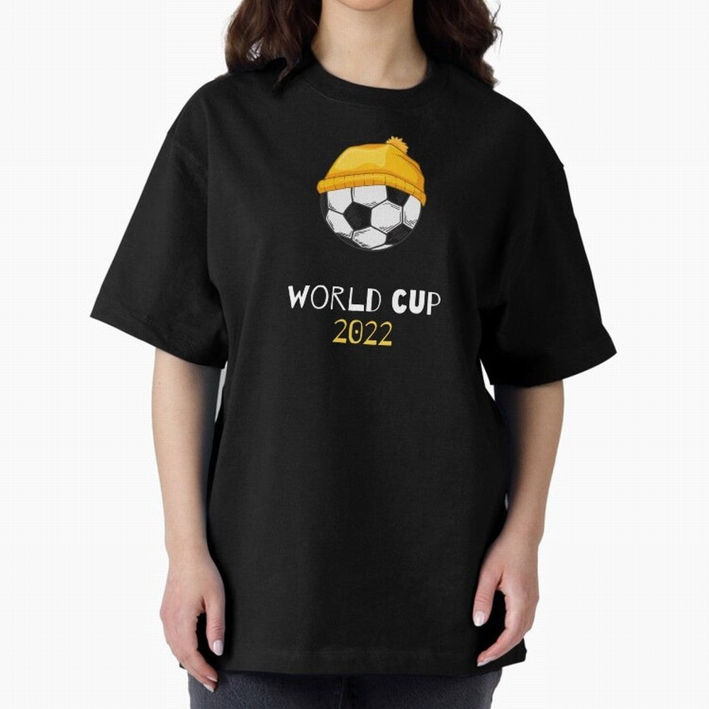 World Cup 2022 Qatar Oversized T-Shirt Feel FIFA World Cup 2026 Group Stage Highlighting Haaland, Spain and Netherlands Energy, Game Day Rituals, Football Legends, Country Pride and the Road to the Final; Great for Watch Parties, Sports Bars,