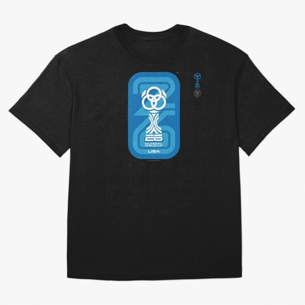Mundial 26 USA Fan Trophy ¨C Retro Soccer World Cup Inspired Graphic ¨C Modern Football Art Design Oversized T-Shirt Share Global Football Passion for FIFA World Cup 2026 Group Stage, Celebrating Mbappe and Neymar, England, France and Netherlands,