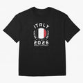 World Cup 2026 Italy Football Fan Italian Supporter T-Shirt_88563599 Oversized T-Shirt Capture the FIFA World Cup 2026 Journey through Messi, CR7 and Mbappe Highlights, Brazil Pride, Retro Football Energy, Iconic Rivalries, Trophy Chase Drama and