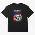 North America Soccer 2026 Shirt, Soccer 26 USA Canada Mexico Fan Tee, United 2026 Soccer Graphic Oversized T-Shirt Cheer for the FIFA World Cup 2026 USA Canada Mexico Journey through CR7 Highlights, Germany Pride, Champion Mindset, Group Stage