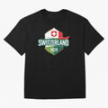 Switzerland WC2026 Oversized T-Shirt Stand Out with Spirit from FIFA World Cup 2026 for Fans of Haaland and Argentina and Brazil, Bringing Football Passion, Legendary Performances, Festival Vibes and Supporter Community; Built for Supporters