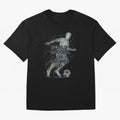 Triumphant Kick 2026 Oversized T-Shirt Fuel the Hype around the FIFA World Cup 2026 USA Canada Mexico Journey through Cristiano Ronaldo, Haaland and CR7 Highlights, Portugal, Spain and Germany Pride, Goal Celebration Energy, Supporter Heritage,