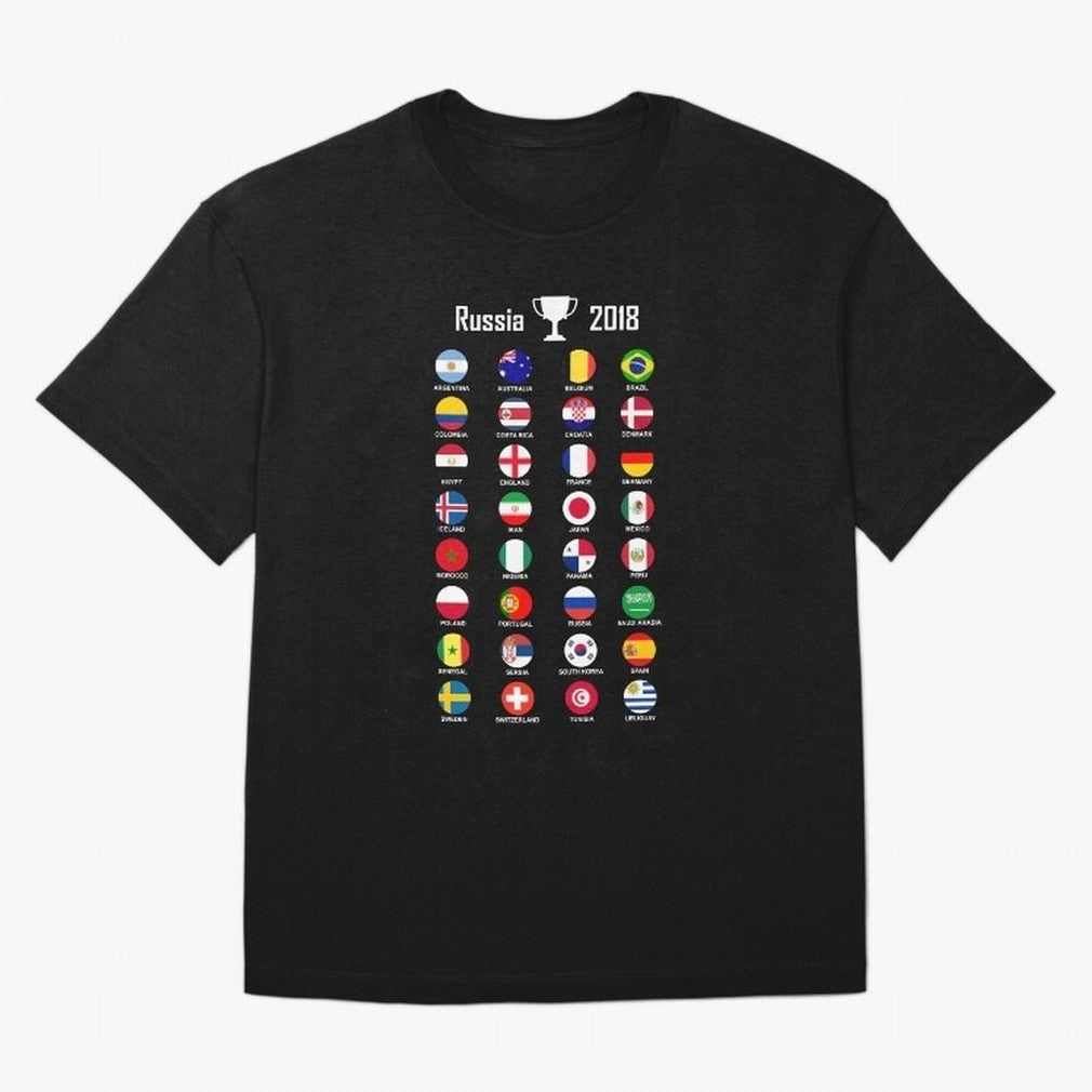 Russia 2018 Football Soccer Championship Oversized T-Shirt Celebrate Global Football Passion for FIFA World Cup 2026 USA Canada Mexico, Centered on Messi, England, Worldwide Fan Energy, Dramatic Goals, Stadium Lights and Championship Celebrations;