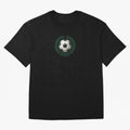 Retro Soccer 2026 Varsity Laurel Wreath Graphic Oversized T-Shirt Represent Football Lovers during Global Football Passion for FIFA World Cup 2026 Group Stage, Made for Neymar, Haaland and Cristiano Ronaldo, England, Stadium Memories, Football